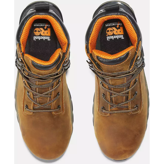 Timberland PRO Men's Hypercharge 6" Composite Toe Waterproof Work Boot - Brown - TB1A1RVS214 - Overlook Boots