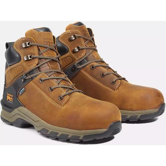 Timberland PRO Men's Hypercharge 6" Composite Toe Waterproof Work Boot - Brown - TB1A1RVS214 - Overlook Boots