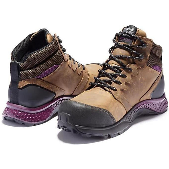 Timberland PRO Women's Reaxion Composite Toe Waterproof Work Boot - Brown - TB1A219B214 - Overlook Boots