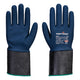 Portwest Grip C13 Nitrile Foam Extend Cuff Glove A3 - Blue - 12 Pack - A304 X-Small / Blue / Navy - Overlook Boots