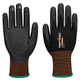 Portwest GP Grip 15 Nitrile Micro foam dotted Glove - Black - 12 Pack - A371 X-Small / Black - Overlook Boots