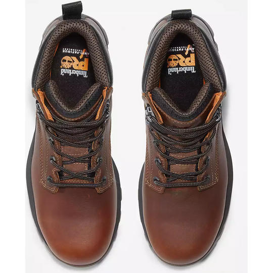 Timberland Pro Men's Titan Evolution 6" Composite Toe Waterproof Work Boot - Brown - TB1A42FY214 - Overlook Boots
