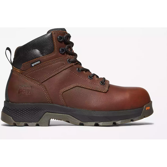 Timberland Pro Men's Titan Evolution 6" Composite Toe Waterproof Work Boot - Brown - TB1A42FY214 - Overlook Boots