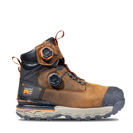 Timberland Pro Men's BOA® Boondock Ultralight 6" Comp Toe WP Work Boot - Brown - TB0A5NEWEDS 7 / Medium / Brown - Overlook Boots