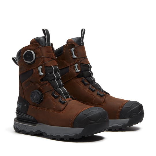 Timberland Pro BOA® Boondock Ultralight Bota de Trabajo para Hombre, 8 Pulgadas, Impermeable, Punta Compuesta - Café - TB0A5SN6EDT