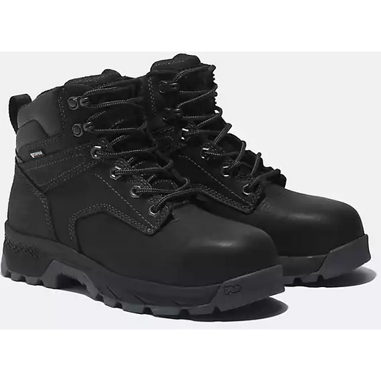 Timberland PRO Women's Titan EV 6" Composite Toe Waterproof Work Boot - Black - TB1A5WUY001 - Overlook Boots