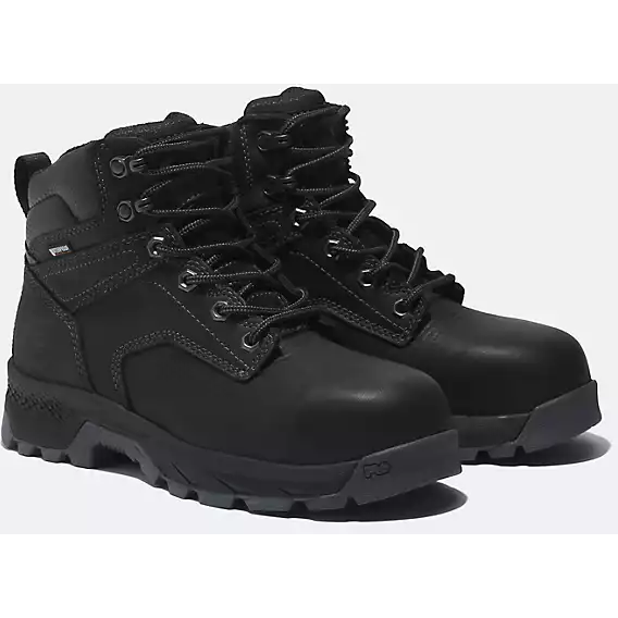 Timberland PRO Women's Titan EV 6" Composite Toe Waterproof Work Boot - Black - TB1A5WUY001 - Overlook Boots