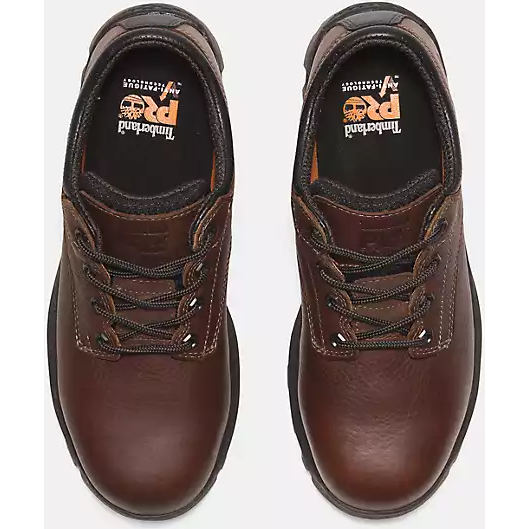 Timberland PRO Men's Titan EV Oxford Composite Toe Work Shoe - Teak - TB0A5XXB214 - Overlook Boots