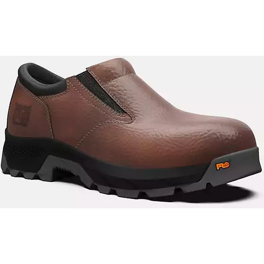 Timberland PRO Men's Titan EV Composite Toe Slip-On Work Shoe - Teak - TB0A5YC3214 7 / Medium / Brown - Overlook Boots