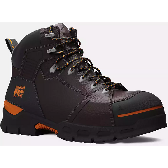 Timberland PRO Men's Endurance EV Composite Toe Waterproof Work Boot - Brown - TB0A5YZY214 7 / Medium / Brown - Overlook Boots