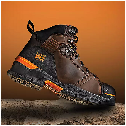 Timberland PRO Men's Endurance EV Composite Toe Waterproof Work Boot - Brown - TB0A5YZY214 - Overlook Boots