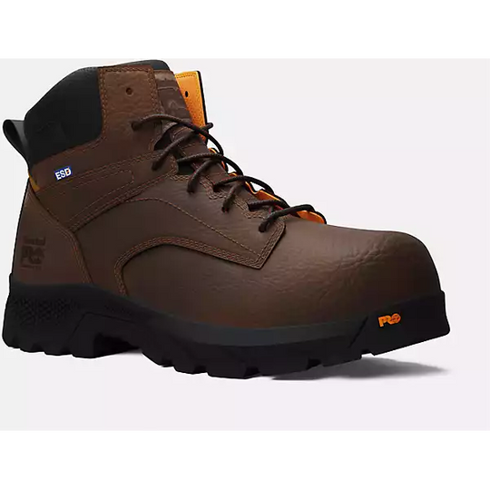 Timberland PRO Men's Titan EV 6" Composite Toe Work Boot - Brown - TB0A61PF214 - Overlook Boots
