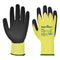 Portwest Vis-Tex Cut Resistant Glove - Yellow -12 PACK - A625 Medium / Yellow - Overlook Boots