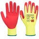 Portwest Vis-Tex Cut D13 Nitrile Glove A4 - Yellow/Red - 12 Pack - A626 Medium / Yellow - Overlook Boots