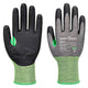 Portwest CS Cut C18 Nitrile Glove A3 - Gray/Black - 12 Pack - A636 X-Small / Black - Overlook Boots