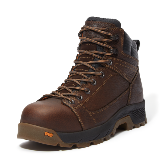 Timberland PRO Men's TiTAN EV Composite Toe Waterproof Work Boot - Brown - TB0A63JFW01 - Overlook Boots