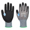 Portwest CS Cut D21 Nitrile Glove A4 - Gray/Black - 12 Pack - A648 X-Small / Grey - Overlook Boots