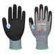 Portwest CS Cut D21 Nitrile Glove A4 - Gray/Black - 12 Pack - A648 X-Small / Grey - Overlook Boots