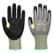 Portwest CS Cut E21 Nitrile Glove A5 - Gray/Black - 12 Pack - A652 X-Small / Grey - Overlook Boots