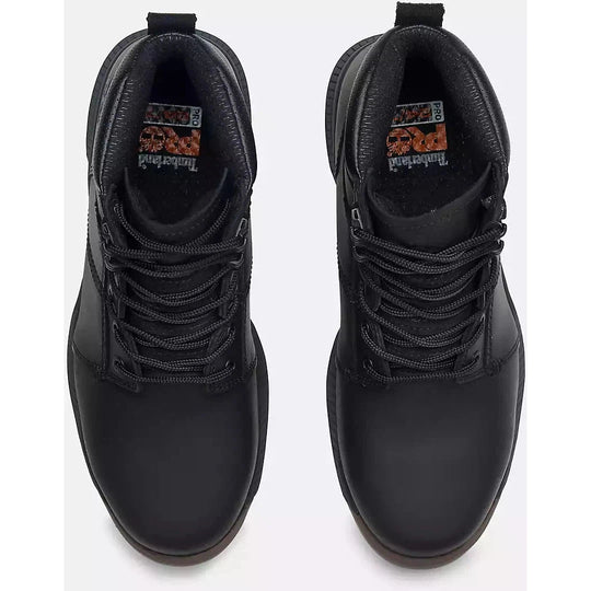 Timberland PRO Men's Montauk 6" Steel Toe Work Boot - Black - TB0A66D3EMW - Overlook Boots