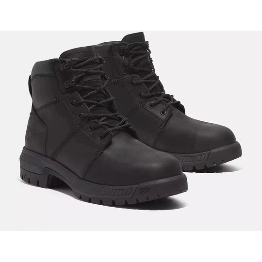 Timberland PRO Men's Montauk 6" Steel Toe Work Boot - Black - TB0A66D3W02 - Overlook Boots