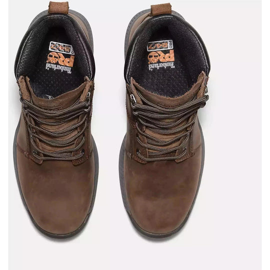Timberland PRO Men's Montauk 6" Soft Toe Work Boot - Brown - TB0A66DQEM4 - Overlook Boots