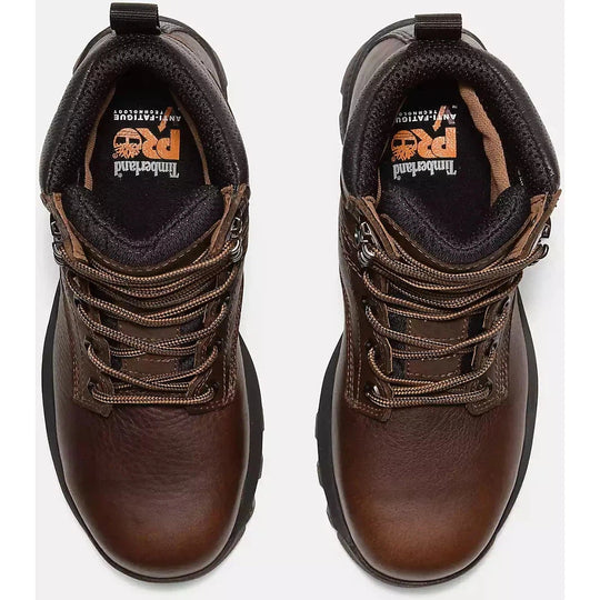 Timberland Pro Women's Titan Evolution 6" Composite Toe Waterproof Work Boot -Brown- TB0A66Q3EM4 - Overlook Boots