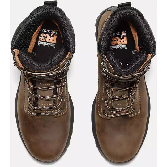 Timberland PRO Men's Titan EV 8" Soft Toe Waterproof Work Boot - Brown - TB0A66QQEM4 - Overlook Boots