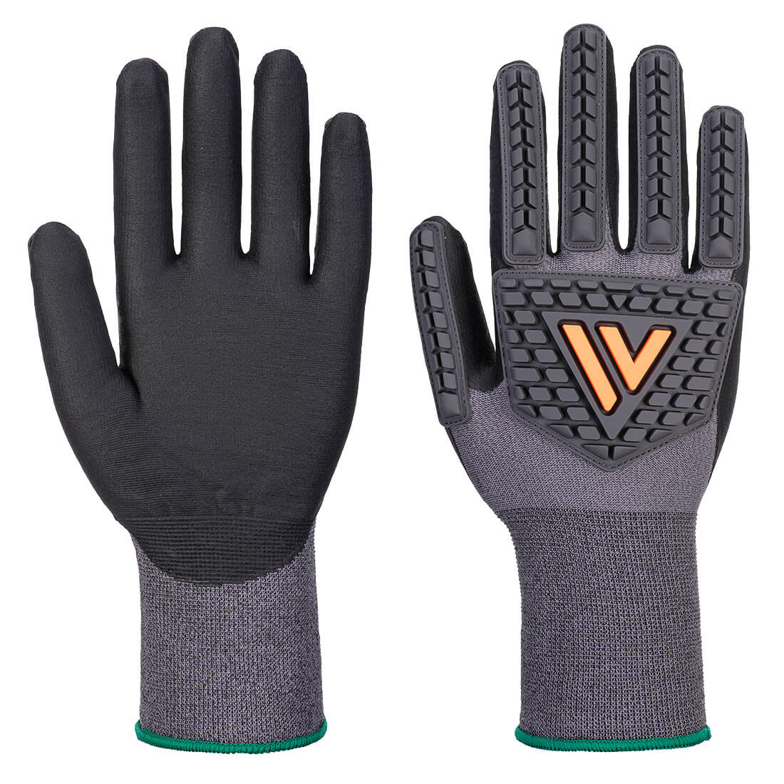 Portwest Impact 15 Nitrile Micro Foam Glove - Black - 12 Pack - A715 Small / Black - Overlook Boots