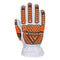 Portwest Impact Goat Leather Cut Glove A6 - White - 12 Pack - A747 Small / Orange - Overlook Boots