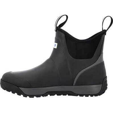 Xtratuf Men's Ice Fleege Lined Waterproof Ankle Deck Work Boot -Black- AIMR000 - Overlook Boots