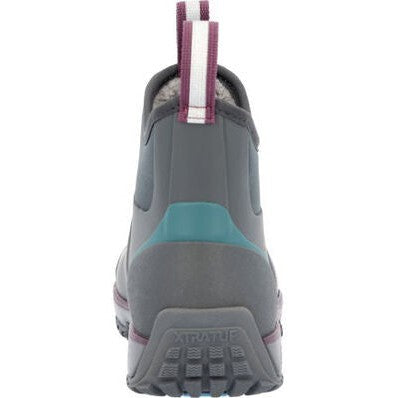 Xtratuf Women's Fleece Lined Waterproof Ankle Deck Work Boot - Grey - AIWR100 - Overlook Boots