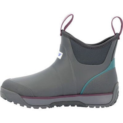 Xtratuf Women's Fleece Lined Waterproof Ankle Deck Work Boot - Grey - AIWR100 - Overlook Boots
