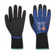 Portwest Cold 13 Latex Aqua Glove - Blue/Black - 12 Pack - AP01 Small / Blue / Navy - Overlook Boots