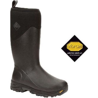 Muck Men's Arctic Ice Arctic Grip Waterproof Tall Work Boot -Black- AVTVA000 - Overlook Boots