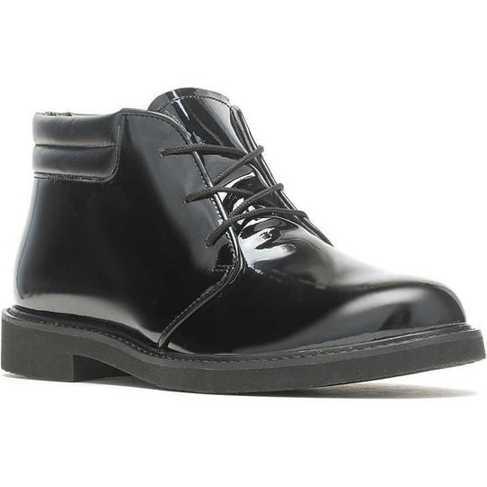 Bates Sentinel Chukka Bota de Servicio para Hombre, Alto Brillo - Negro - E01830
