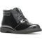 Bates Sentinel Chukka Bota de Servicio para Hombre, Alto Brillo - Negro - E01830