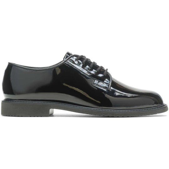 Bates Women's Sentry High Gloss Oxford Duty Shoe - Black - E07842 - Overlook Boots