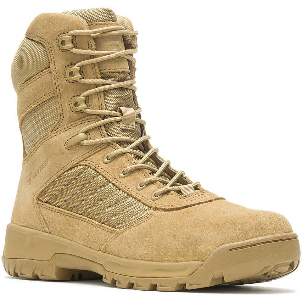 Bates Men's Tactical Sport 2 Soft Toe Side Zip Military Duty Boot - Coyote - E03181 7 / Medium / Coyote - Overlook Boots