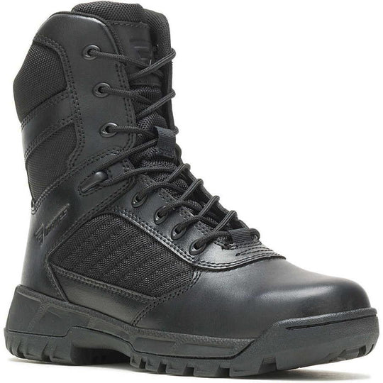 Bates Women's Tactical Sport 2 Side Zip Tall Work Boot - Black - E03580 5 / Medium / Black - Overlook Boots