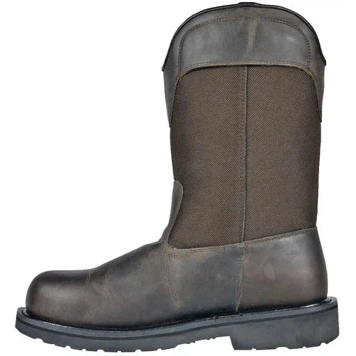 Hoss Buck Bota de Servicio para Hombre, 11 Pulgadas, Punta de Acero, Sin Agujetas - Negro - 90416 - Imagen 3