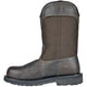 Hoss Buck Bota de Servicio para Hombre, 11 Pulgadas, Punta de Acero, Sin Agujetas - Negro - 90416 - Imagen 3