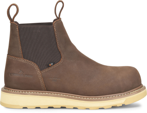 Carolina Men's Gritstone 6" Composite Toe Chelsea Work Boot - Brown - CA3605 8 / Medium / Brown - Overlook Boots