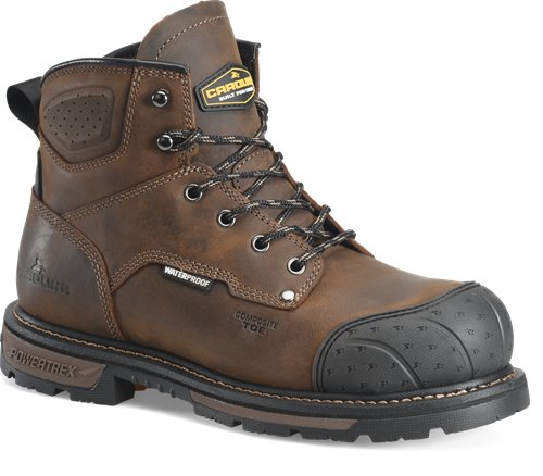 Carolina Men's Blockade 6" Comp Toe Work Boot - Brown - CA3700 - Overlook Boots