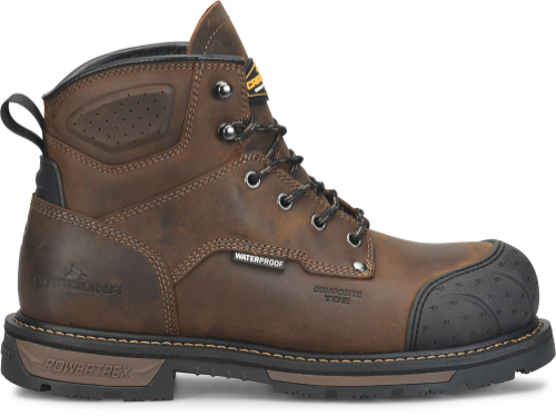 Carolina Men's Blockade 6" Comp Toe Work Boot - Brown - CA3700 8 / Medium / Brown - Overlook Boots