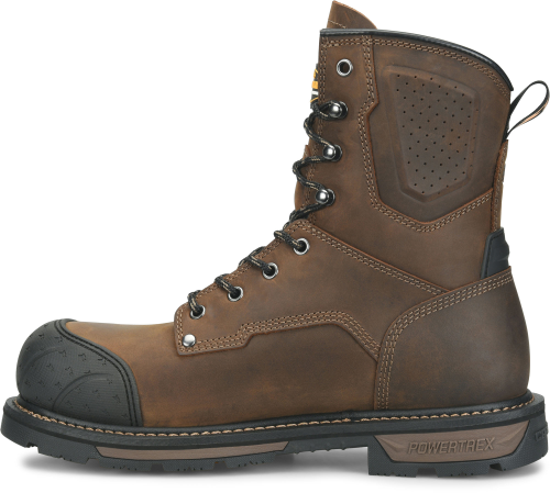Carolina Men's Blockade 8" Comp Toe Work Boot - Brown - CA3701 - Overlook Boots