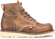 Carolina Men's Roughout Amp 6" Steel Toe USA Made Work Boot - Brown - CA7568 8 / Medium / Brown - Overlook Boots