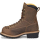 Carolina Men’s Driller 8” Composite Toe Waterproof Logger Work Boot – Brown - CA9828 - Overlook Boots