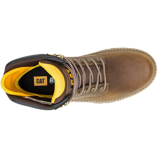 Cat Men's Colorado Equip 6" Soft Toe Waterproof Slip Resistant Work Boot - Pyramid - P51087 - Overlook Boots