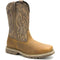 Cat Men's Colorado Frontier Soft Toe Slip Resistant Western Work Boot - Pyramid - P51094 6 / Medium / Brown - Overlook Boots